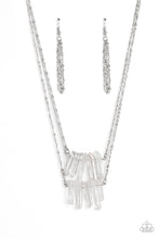 Load image into Gallery viewer, Crystal Catwalk - White Necklace