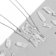 Load image into Gallery viewer, Crystal Catwalk - White Necklace