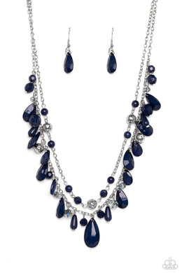 Flirty Flood - Blue Necklace