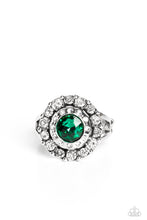 Load image into Gallery viewer, Twinkling Trance - Green Dainty Ring