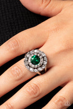 Load image into Gallery viewer, Twinkling Trance - Green Dainty Ring