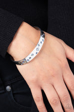 Load image into Gallery viewer, Starburst Shimmer - Blue Cuff Bracelet