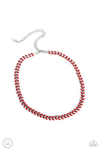 Load image into Gallery viewer, Grecian Grace - Red Choker Necklace