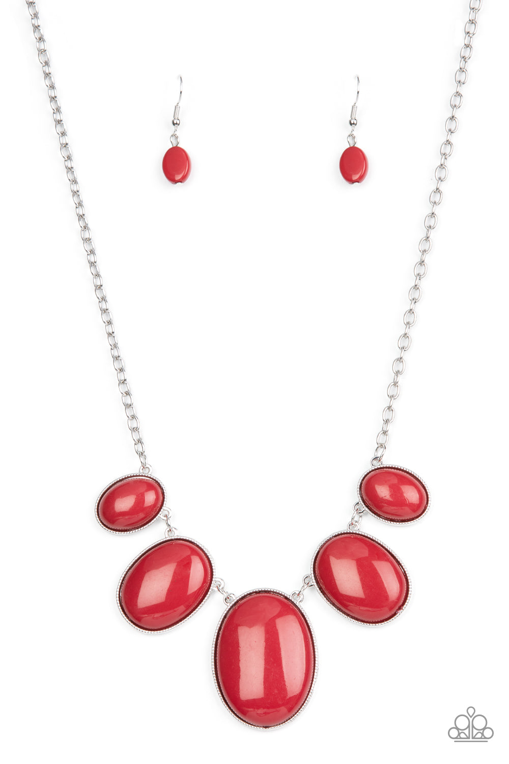 Vivacious Vanity - Red Necklace