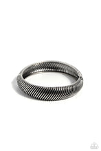 Load image into Gallery viewer, Jailhouse Jive - Silver Hinged Bracelet