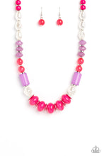 Load image into Gallery viewer, A SHEEN Slate - Pink Necklace