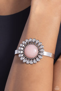 Organic Orchard - Pink Cuff Bracelet