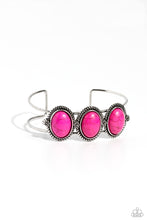 Load image into Gallery viewer, Badlands Backdrop - Pink Cuff Bracelet