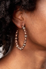 Load image into Gallery viewer, Rebuilt Ruins - Copper Hoop Earrings