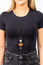 Load image into Gallery viewer, Walk the TWINE - Brass Necklace