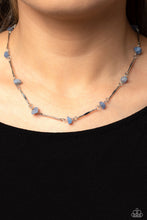 Load image into Gallery viewer, Chiseled Construction - Blue Necklace