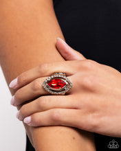 Load image into Gallery viewer, Marquise Majesty - Red Ring