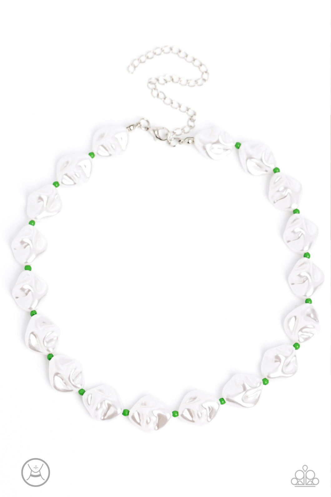 SHORE Enough - Green Choker Necklace