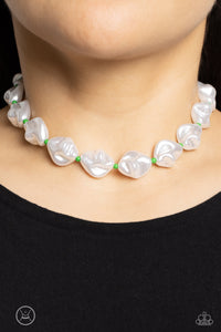 SHORE Enough - Green Choker Necklace