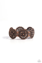 Load image into Gallery viewer, Leave of Lace - Copper Stretchy Bracelet