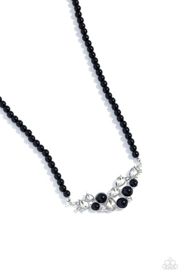 Pampered Pearls - Black Necklace