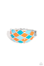 Load image into Gallery viewer, Patchwork Party - Orange Dainty Ring