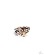 Load image into Gallery viewer, Dueling Difference - Brass Dainty Ring