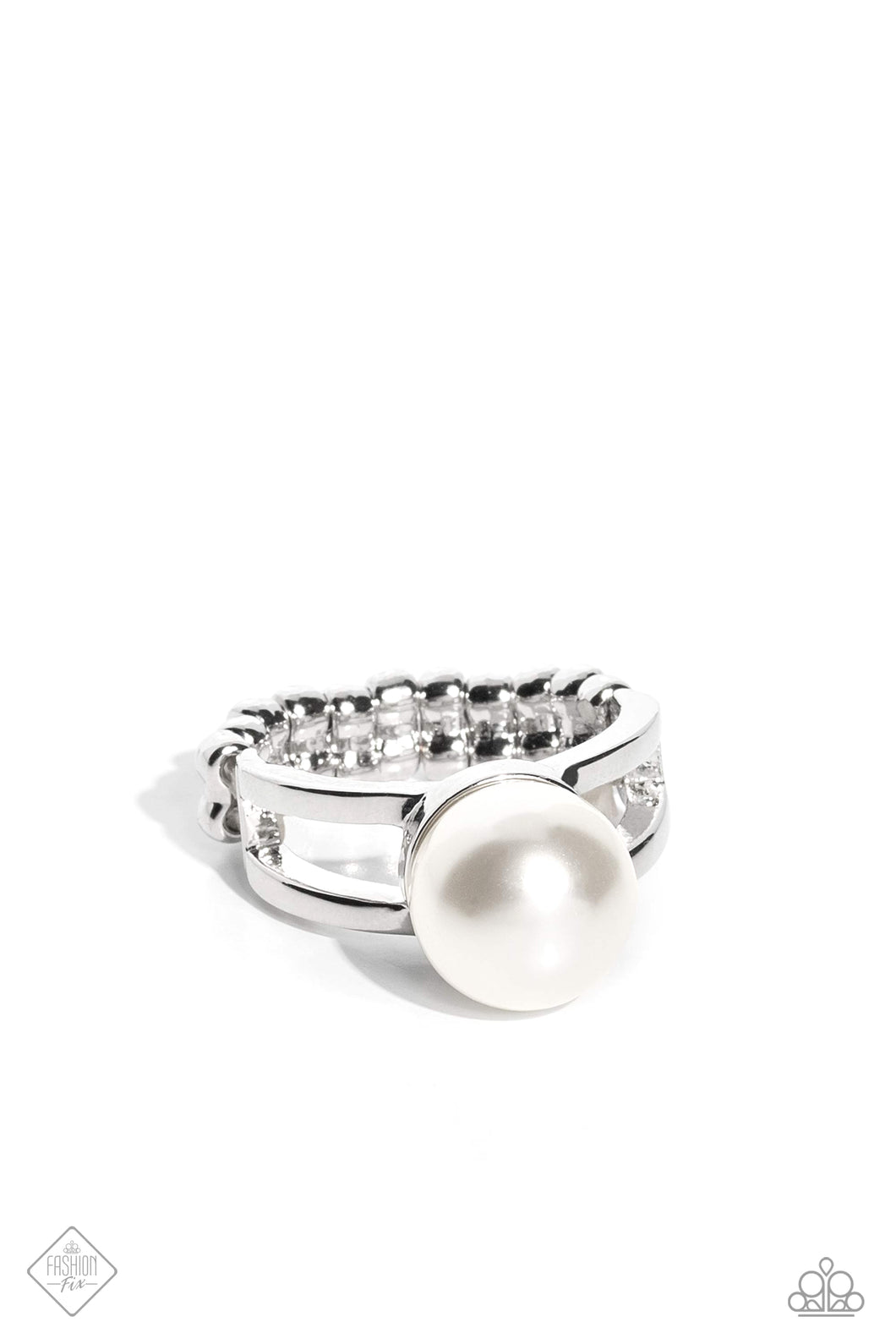 All American PEARL - White Dainty Ring