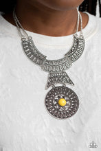 Load image into Gallery viewer, Fetching Filigree - Yellow Necklace