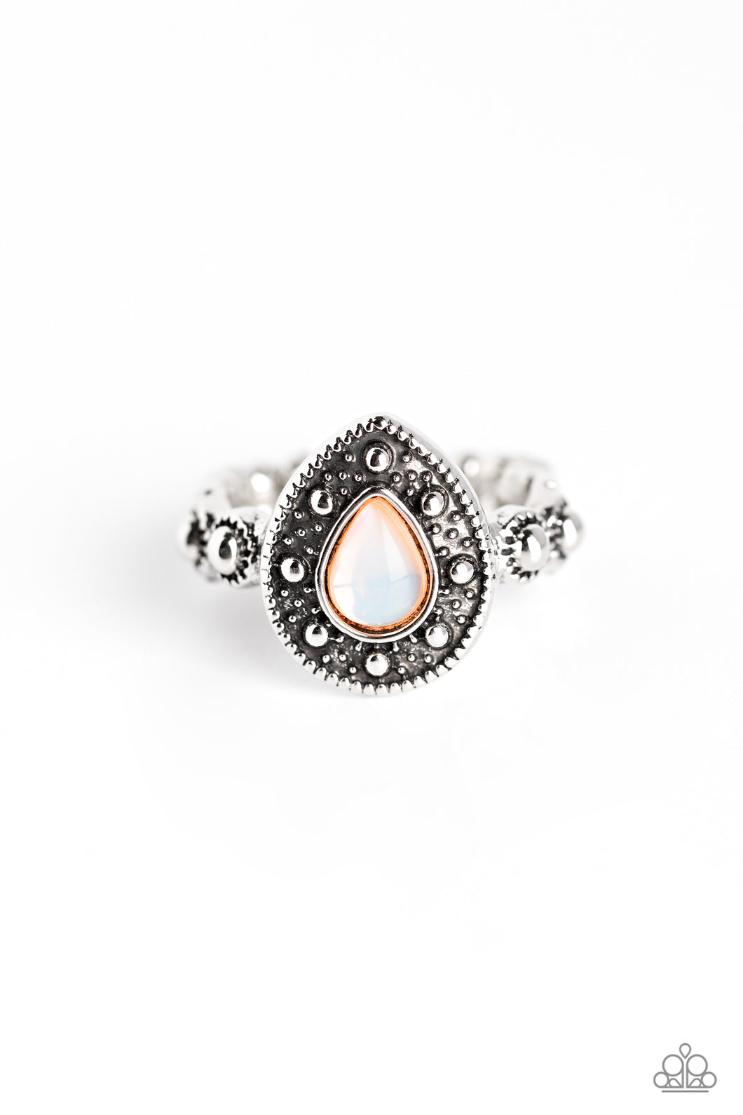 Opera Showcase - Orange Dainty Ring