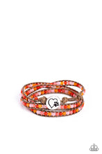 Load image into Gallery viewer, PAW-sitive Thinking - Orange Bracelet