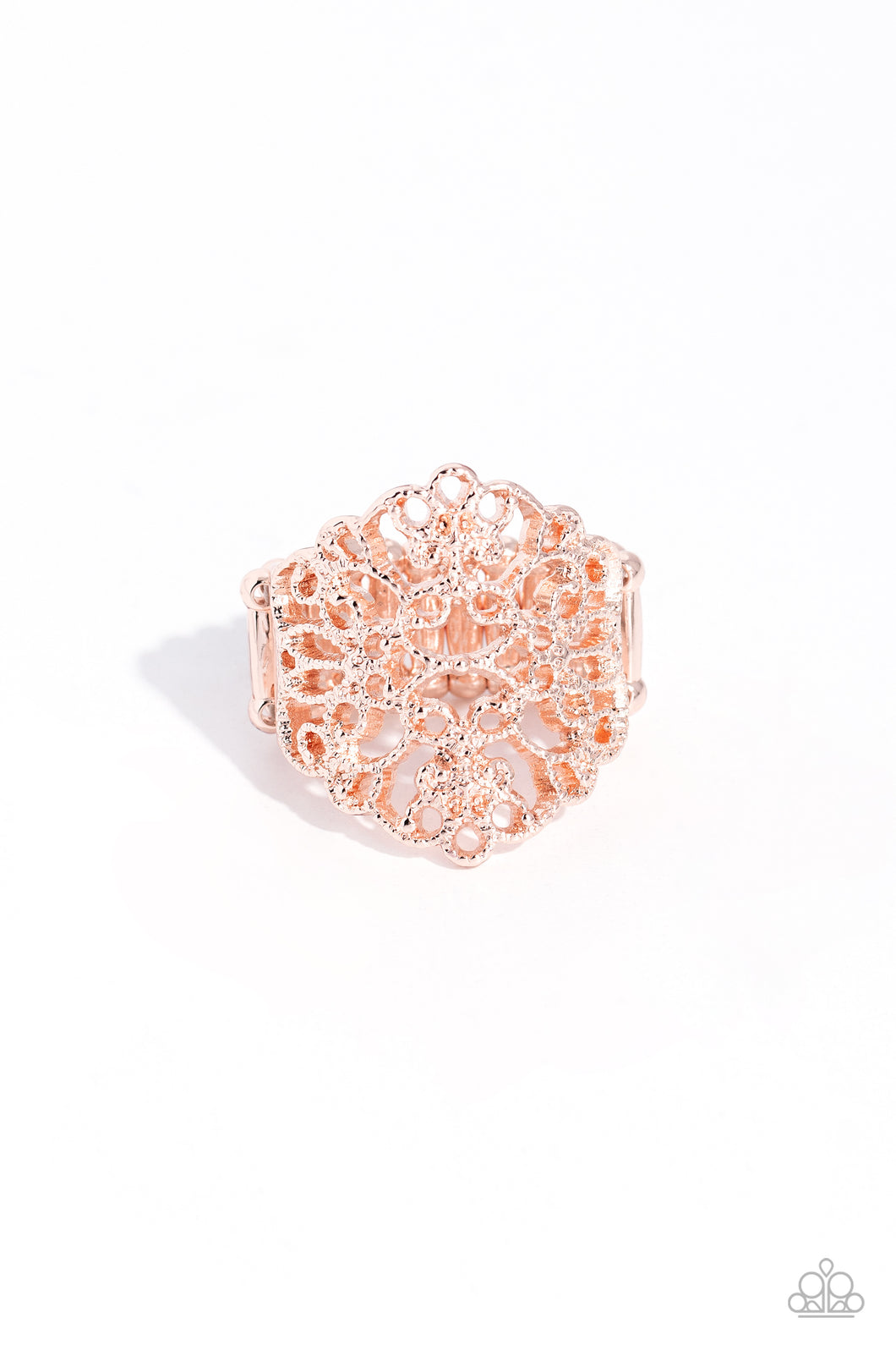 Glistening Gentry - Rose Gold Ring