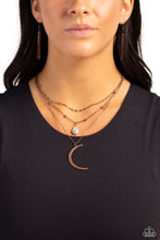 Load image into Gallery viewer, Lunar Landslide - Copper Necklace