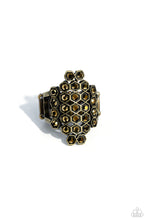 Load image into Gallery viewer, Honeycomb Haute - Brass Ring