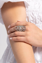 Load image into Gallery viewer, Fabulous Filigree - White Ring