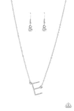 Load image into Gallery viewer, INITIALLY Yours - E - White Necklace