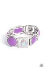 Load image into Gallery viewer, Majestic Mashup - Purple Stretchy Bracelet