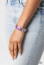 Load image into Gallery viewer, Majestic Mashup - Purple Stretchy Bracelet