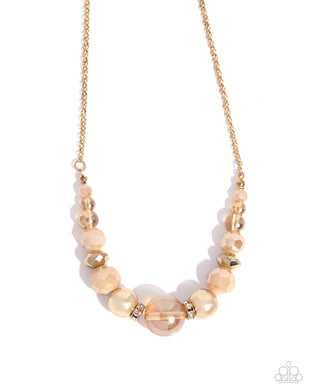 Disco Date - Gold Necklace