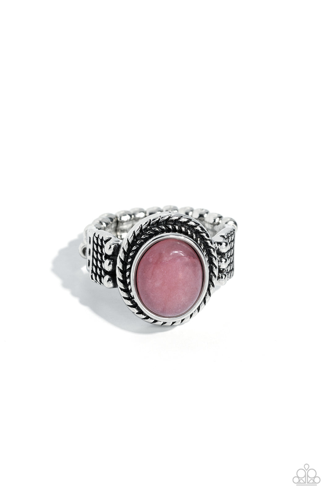 Ranch Ready - Pink Dainty Ring