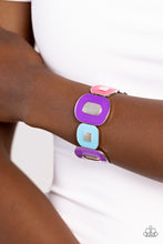 Load image into Gallery viewer, Painted Pairing - Purple Bracelet