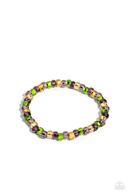 GLASS is in Session - Purple Stretchy Bracelet