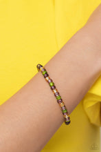 Load image into Gallery viewer, GLASS is in Session - Purple Stretchy Bracelet