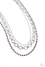 Load image into Gallery viewer, Tasteful Tiers - Red Necklace