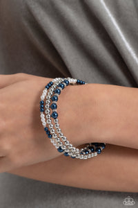 Just SASSING Through - Blue Bracelet