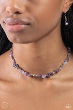 Load image into Gallery viewer, Carved Confidence - Purple Choker Necklace