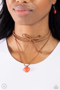 Wanderlust Wardrobe - Orange Choker Necklace