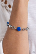 Load image into Gallery viewer, I Can Feel Your Heartbeat - Blue Adjustable Clasp Closure Bracelet