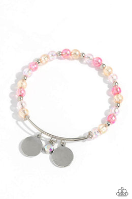 Bodacious Beacon - Pink Bangle Bracelet