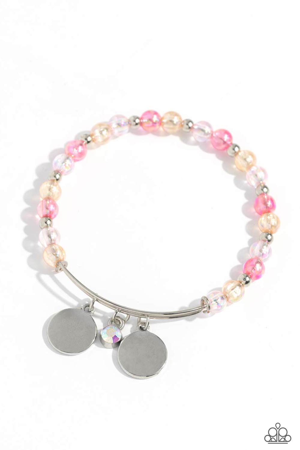 Bodacious Beacon - Pink Bangle Bracelet