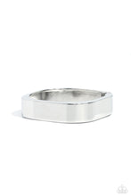 Load image into Gallery viewer, Boss Babe Basic - Silver Hinged Bracelet