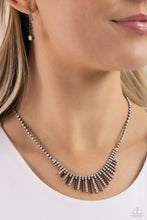 Load image into Gallery viewer, FLARE to be Different - Black Gunmetal Necklace