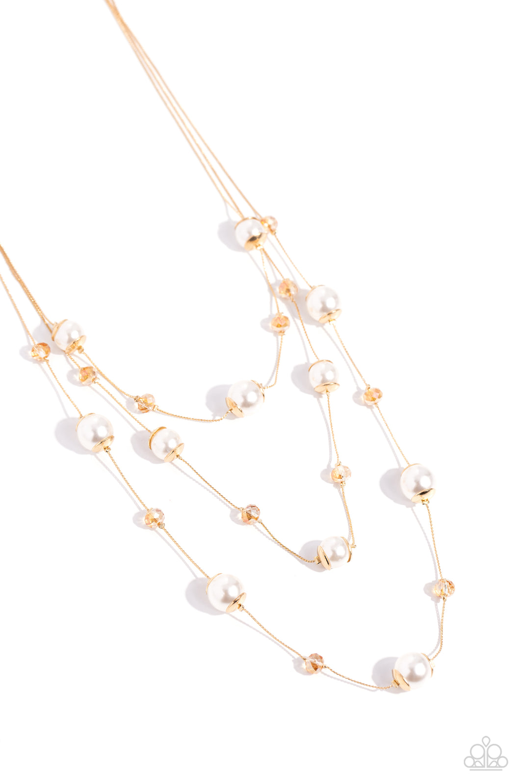 Glistening Gamut - Gold Necklace