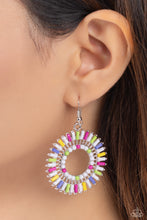 Load image into Gallery viewer, Ferris Wheel Finale - White Earrings