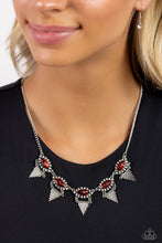 Load image into Gallery viewer, Scintillating Shimmer - Red Necklace